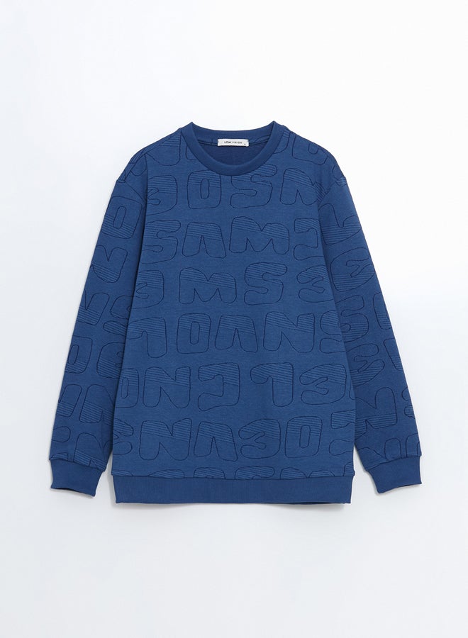 LC WAIKIKI Crew Neck Long Sleeve Printed Men's Sweatshirt  - Image 1