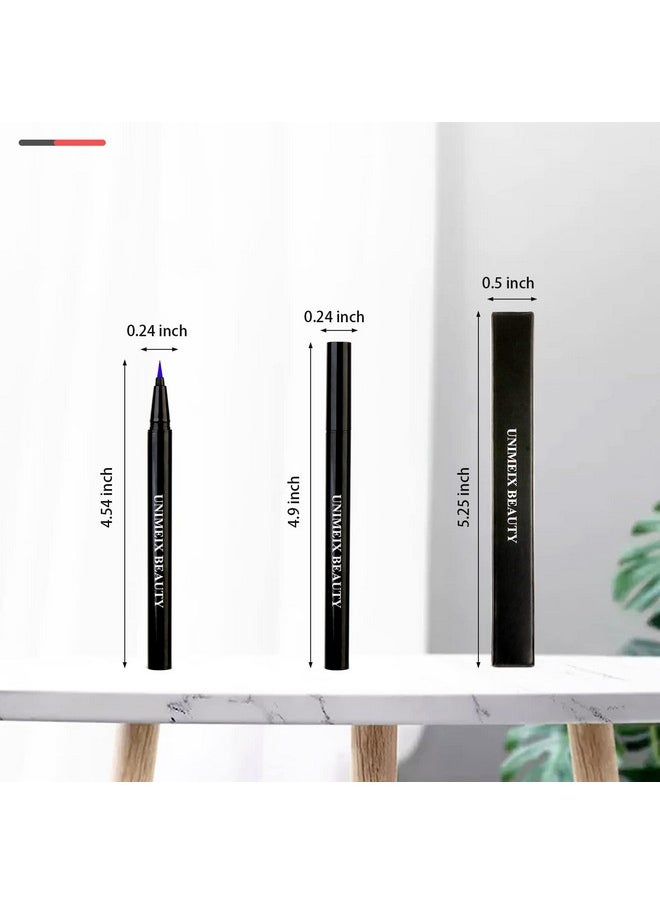 UNIMEIX - Eyeliner Liquid Liner Waterproof Eye Liner Makeup Eyeliner Pen Precise All Day Eyeliner Amethyst - Image 1