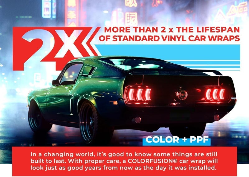 VViViD ColorFusion PPF by , Gloss Early Spring Green Dry Apply PPF Vinyl Car Wrap Roll 1.3ft x 5ft - Image 2