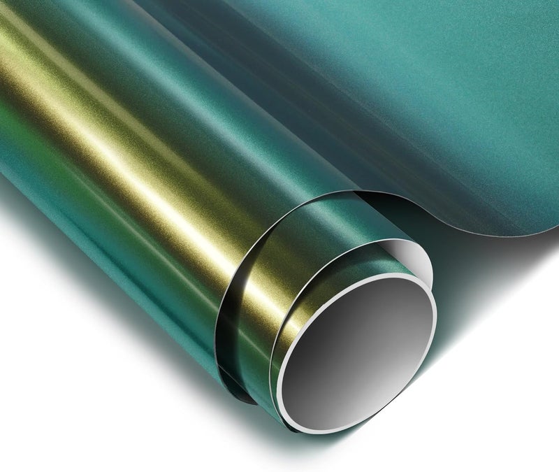VViViD ColorFusion PPF by , Gloss Early Spring Green Dry Apply PPF Vinyl Car Wrap Roll 1.3ft x 5ft - Image 1