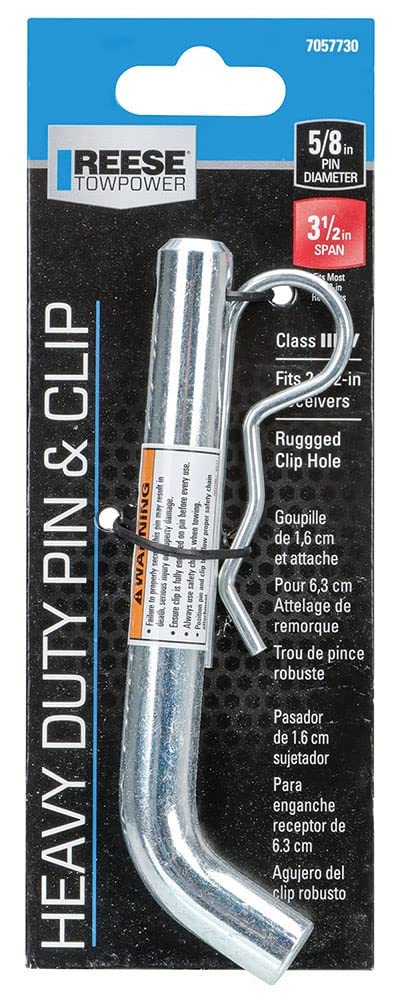 Reese Towpower 7057730 Class III-V Heavy Duty Pin and Clip (5/8" with a 3-1/2" Span) - Image 5