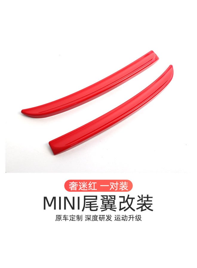 Suitable For Bmw Mini Modified Jcw Rear Wing Cooper F56 F55 Carbon Fiber Rear Wing Modified Fixed Wind Wing Decoration