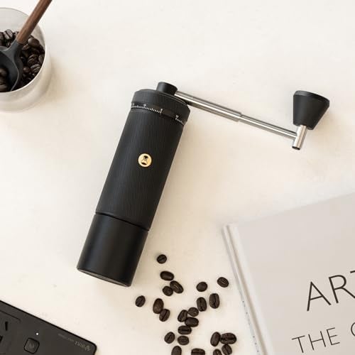 TIMEMORE S3 Manual Coffee Grinder with External Adjustment and Stainless Steel Patented Burr，Hand Coffee Grinder High Presicion Premium Expresso Coffee Grinder Chestnut S3, Black - Image 4