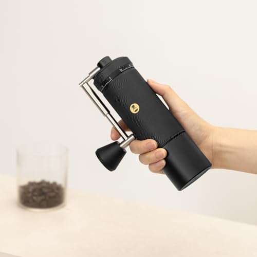 TIMEMORE S3 Manual Coffee Grinder with External Adjustment and Stainless Steel Patented Burr，Hand Coffee Grinder High Presicion Premium Expresso Coffee Grinder Chestnut S3, Black - Image 3