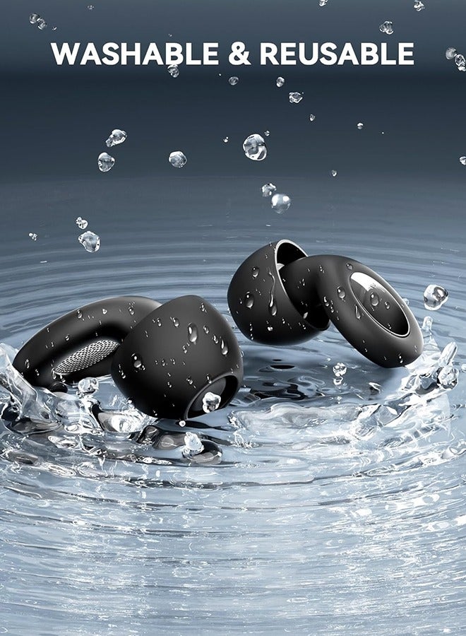 Polish'D Ear Plugs for Sleeping Noise Cancelling – 30dB Reusable Silicone Earplugs with 8 Ear Tips & Case, Ideal Sleep Ear Plugs, Soft & Cozy Hearing Protection for Sleep, Concerts, Work, Travel & Focus - Image 5