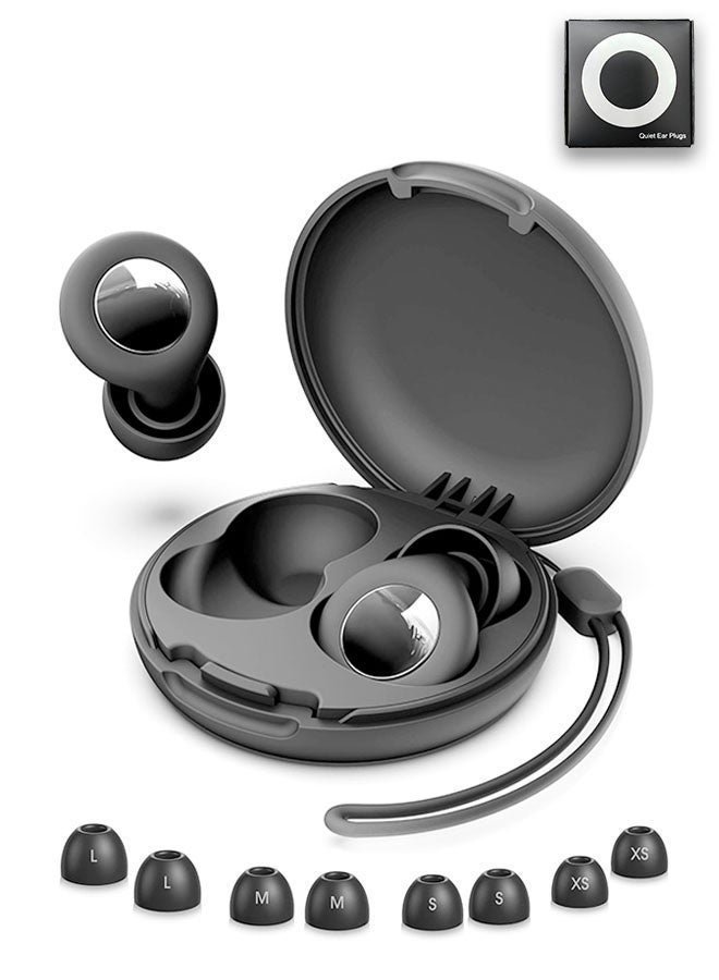 Polish'D Ear Plugs for Sleeping Noise Cancelling – 30dB Reusable Silicone Earplugs with 8 Ear Tips & Case, Ideal Sleep Ear Plugs, Soft & Cozy Hearing Protection for Sleep, Concerts, Work, Travel & Focus - Image 1