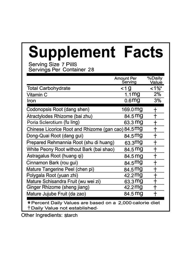 Solstice Medicine Company Ren Shen Yang Ying Wan Herbal Supplement (Supports Stomach Heart Respiratory Health)(200 Pills)(1 Bottle)  - Image 5