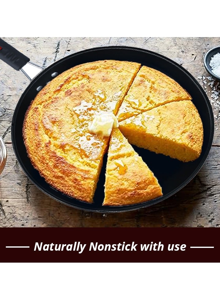 Wok Pan Easy Cook & Clean 32cm Non-Stick Frying Pan - Durable & Easy to Clean frypan 32 cm scratch resistance easy cleaning 100% safe non stick coating thermo signal healthy cooking perfect searing  - Image 2