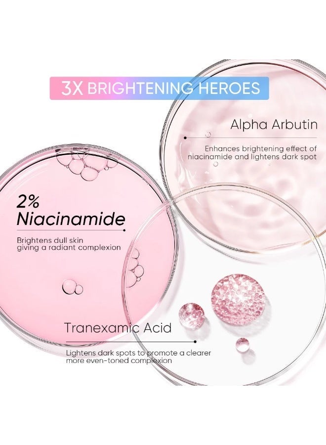 SKINTIFIC Bright Fit Serum Sunscreen SPF50+ PA++++, UV Tone Up Tinted Sunscreen with Niacinamide, Brightening & Even Skin Tone Formula, Broad Spectrum UVA UVB Protection, Lightweight Serum Texture for Daily Use, Pack of 2 - Image 5