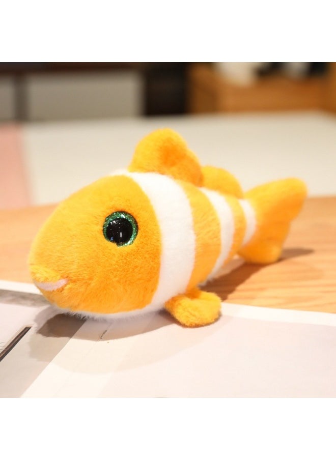 Generic - Marine Animal Plush Toy Doll Turtle Octopus Shark Clown Fish Doll Catch Machine Doll-Specifications:21-35cm-Color:Red Crab - Image 1