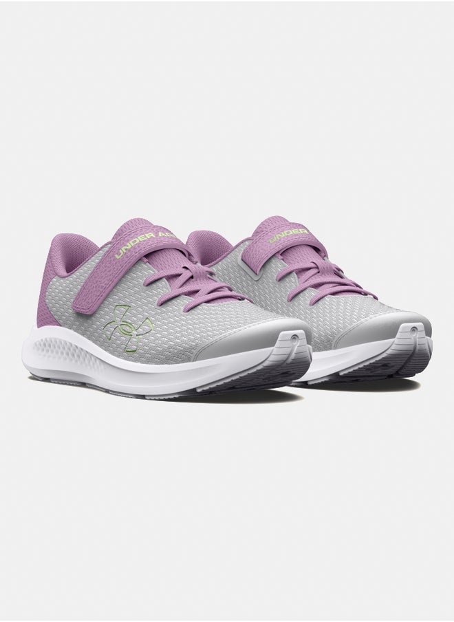 UNDER ARMOUR Girls' Pre-School Pursuit 3 Running Shoes  - Image 2
