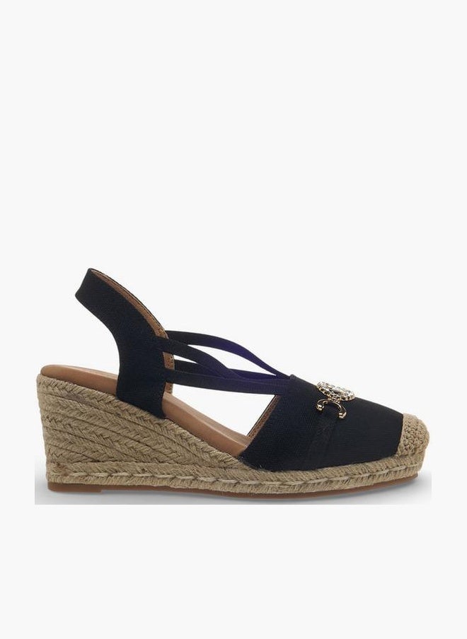 Peppermint Women Wedge Heel Espadrille Slingback Shoes - Image 1
