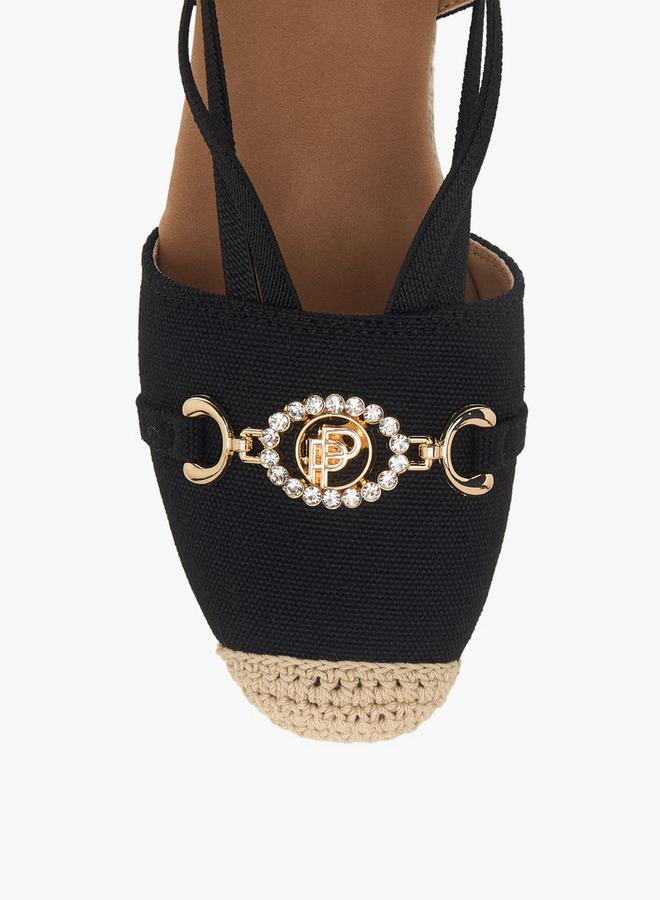 Peppermint Women Wedge Heel Espadrille Slingback Shoes - Image 4