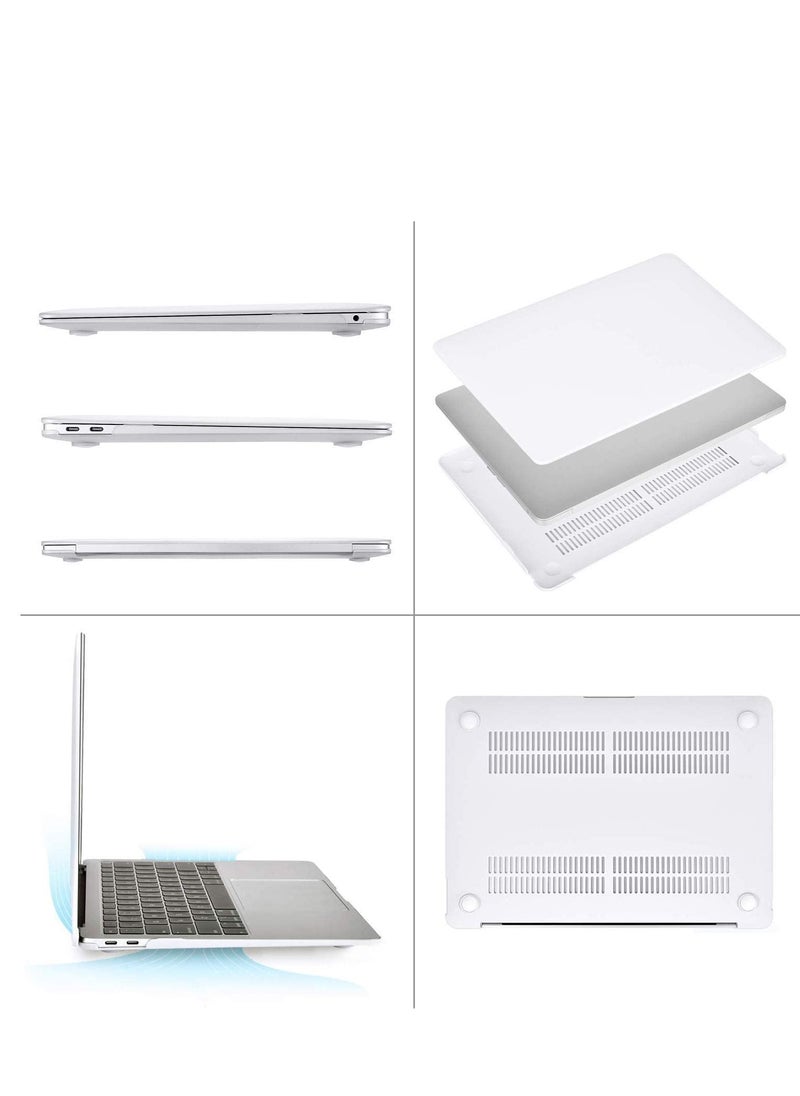 Ntech NTECH Compatible with MacBook Air 13 inch Case 2022 2021 2020 2019 2018 Release A2337 M1 A2179 A1932 Retina Display with Touch ID Plastic Hard Shell Case & Keyboard Cover Skin Crystal Clear  - Image 3