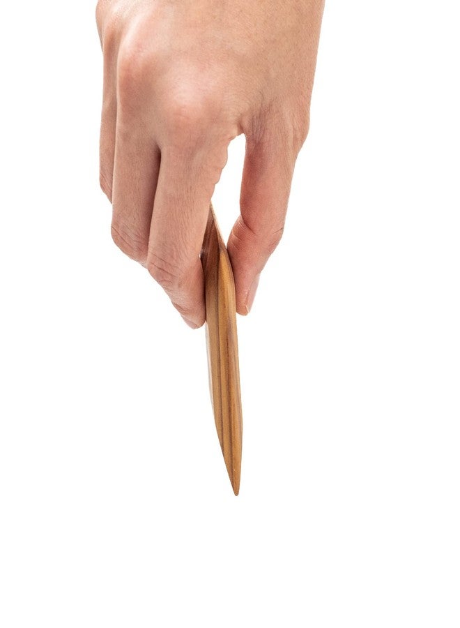 FAAY 2 Packs Gadget Scrapers, Dishwashing Scrub for Cleans Kitchen Pans, Pots, Dishes, Bowls, and Plates Removes Food Effectively Without Scratching. - Handmade from High Moist Resistance Teak Wood - Image 5