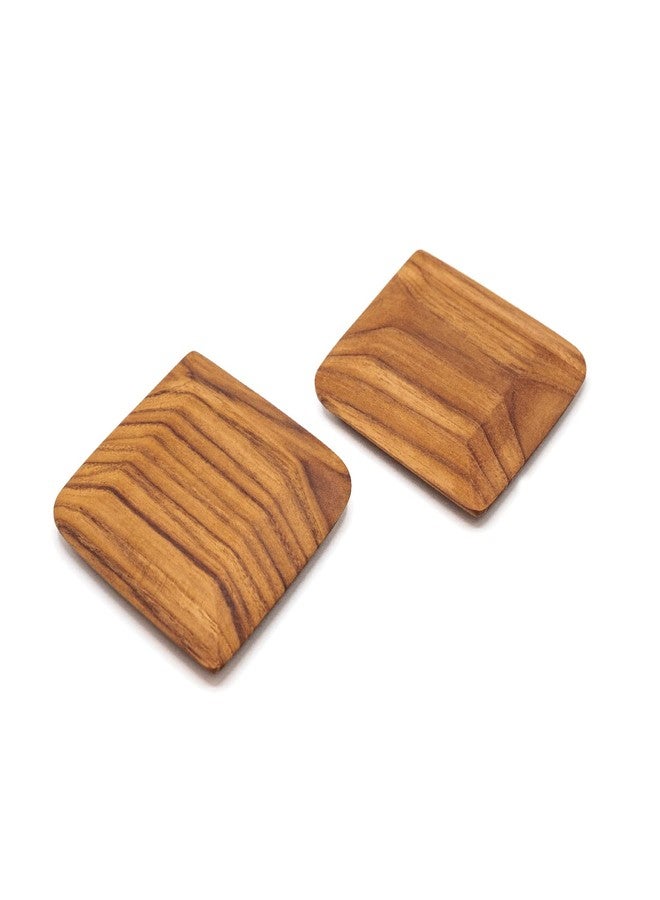 FAAY 2 Packs Gadget Scrapers, Dishwashing Scrub for Cleans Kitchen Pans, Pots, Dishes, Bowls, and Plates Removes Food Effectively Without Scratching. - Handmade from High Moist Resistance Teak Wood - Image 1