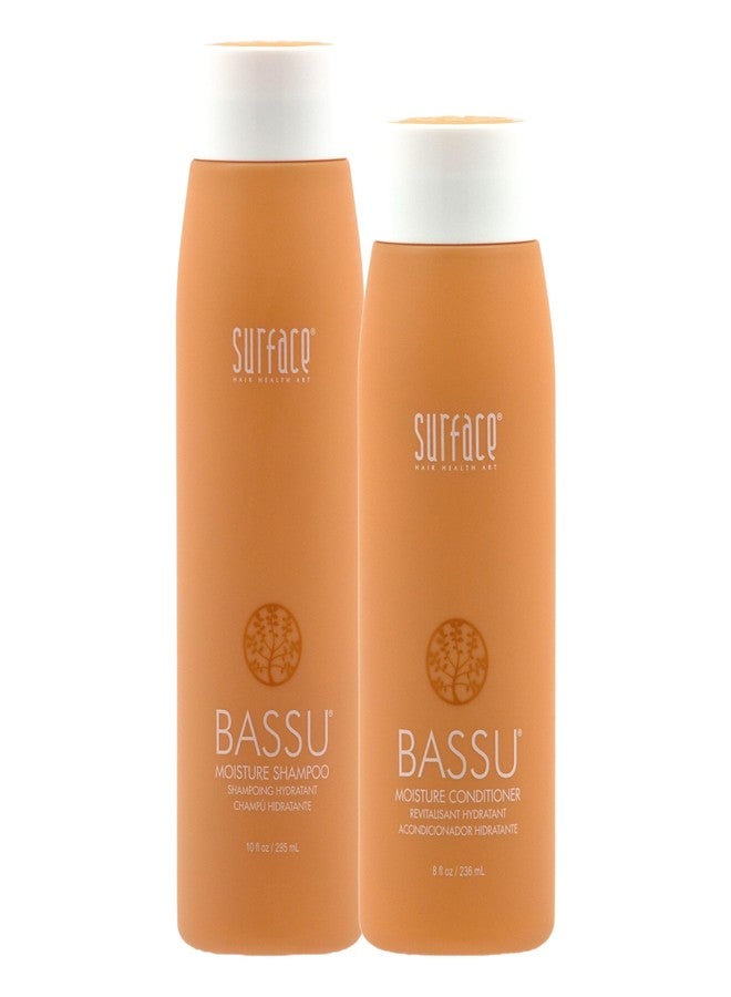 Surface Hair Bassu Moisture Shampoo & Conditioner Bundle, Bring Bleached, Dry, Damaged Hair Back to Life, 2-Piece Set - Image 1