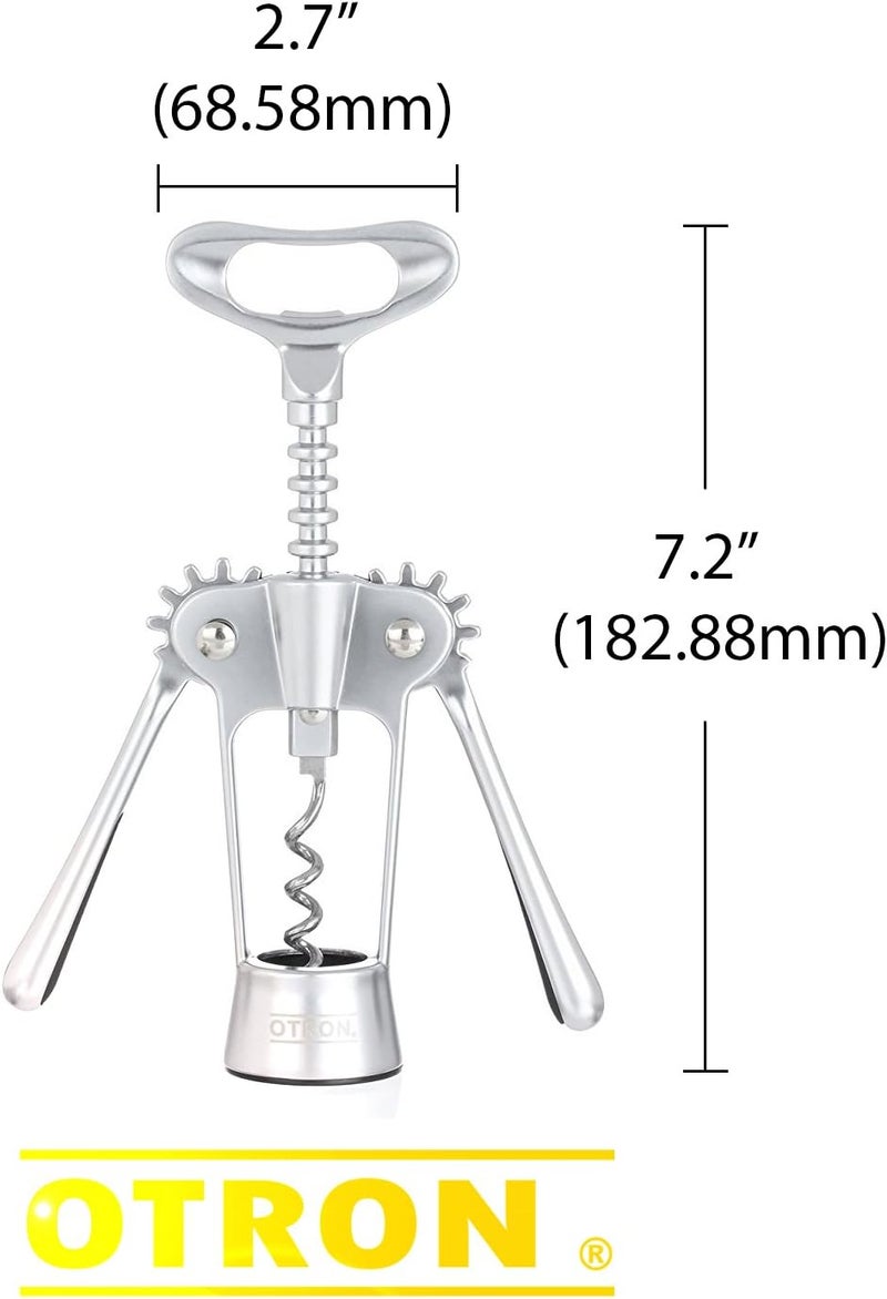 OTRON Wing Corkscrew Wine Opener Premium All-in-one Wine Corkscrew Opener - Image 3