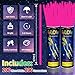 Taikula 200 Pack 8 Glow Sticks Bulk Party Favors Pink Light Up Sticks with Connectors Neon Glow in the Dark Party Supplies Bracelets for Holiday Birthday Party DecorationPink - Image 4