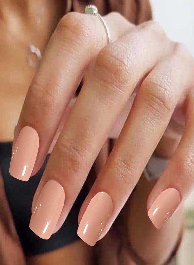 Cazuela Semi Cured Gel Nail Strips - Pink Semi Cured Nail Wraps - Soft Self-Adhesive Gel Nail Stickers with 16PCS Nail File Stick - Long Lasting French Tip Stickers (03 Light Lilac) - Image 5