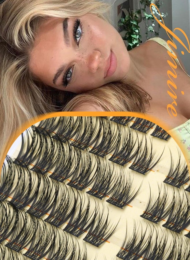 JIMIRE Natutal Lash Clusters Wispy Lashes Clusters Cat Eye Cluster Eyelash Extensions Natural Look 10-16MM Pre-Lash Map Individual Lashes Eyelash Clusters by JIMIRE - Image 3