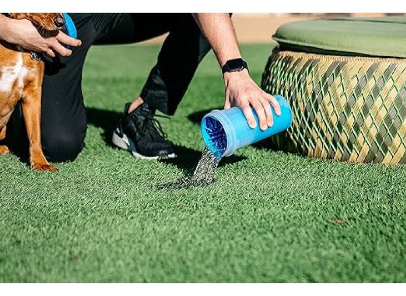 Dexas Lidded MudBuster Portable Dog Paw Cleaner, Pro Blue, Large with Lid - Image 5