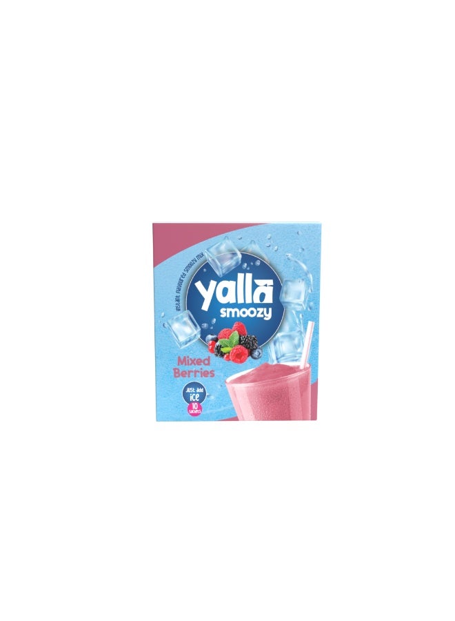 Yalla Smoozy Mixed Berries box 10 Sachets - Image 1