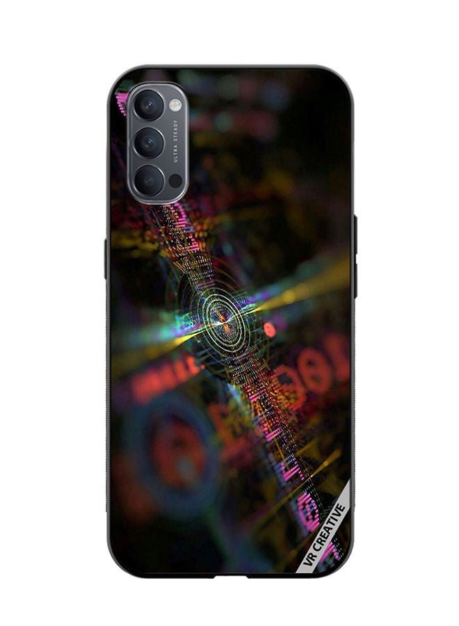 VR CREATIVE Protective Case Cover For Oppo Reno4 Pro 5G Dash Board Design Multicolour - Image 1