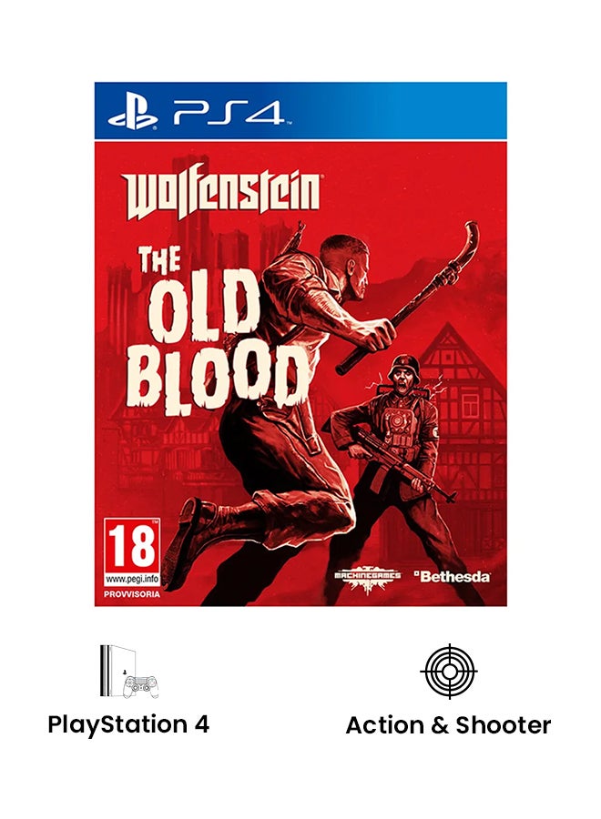 بيثيسدا لعبة "Wolfenstein The Old Blood" (إصدار عالمي) - الأكشن والتصويب - playstation_4_ps4 - Image 2