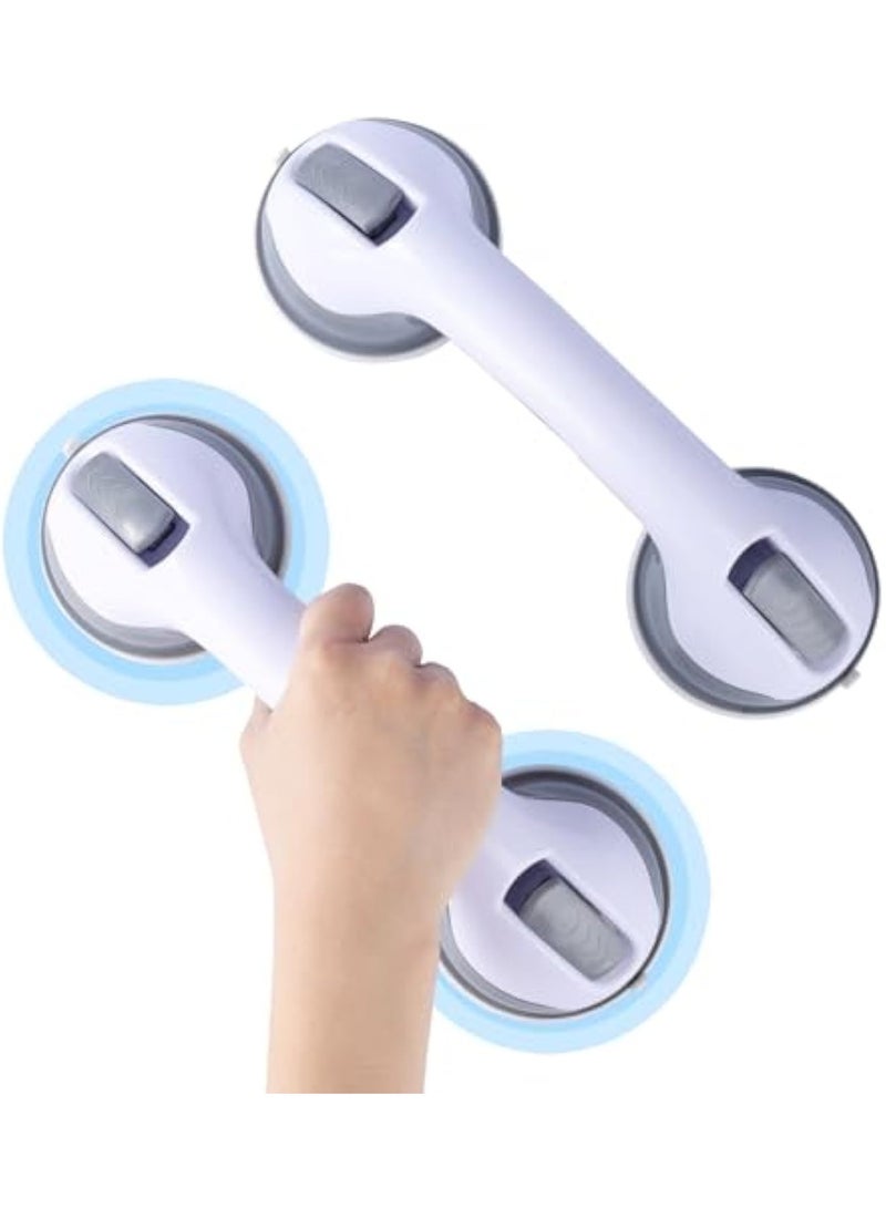 يلا جوي 2 قطعة قضبان إمساك لأحواض الاستحمام والاستحمام، قضبان إمساك دش 12 بوصة لكبار السن، مقبض دش لكبار السن، مقبض حمام المرأة الحامل، بدون حفر وتركيب - Image 1