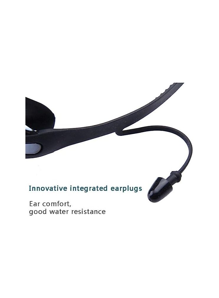 ORiTi Swimming Goggles Waterproof and Cap Set 4 in 1 UV 400 Protection Lenses Clear Anti Fog - Image 5