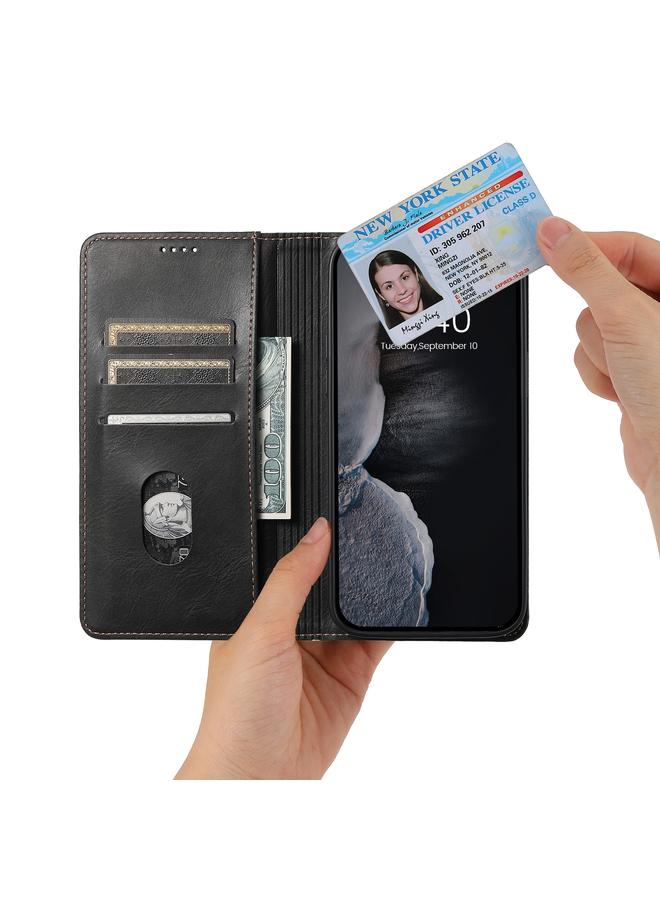 Suteni Case For Samsung Galaxy S22+ 5G J02 Oil Wax Wallet Leather Phone Case - Image 5