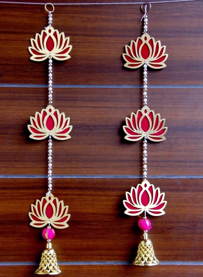 MOHINI Lotus Hanging for Home Decor,Diwali Decor,Wedding and All Festival Decor - Image 1