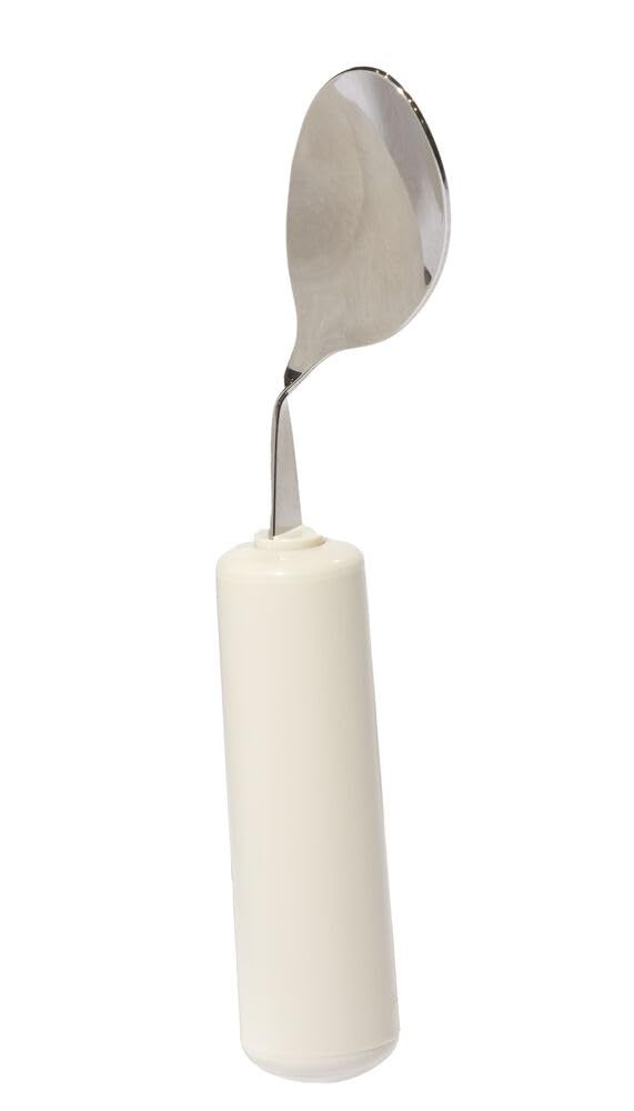 Sammons Preston Homecraft Queens Angled Cutlery, Left-Handed Angled Spoon, Lightweight Ergonomic Adaptive Spoon, Cutlery with Easy-to-Grip Handles for Limited or Weak Grasp, Adaptive Utensil for Independent Eating - Image 5