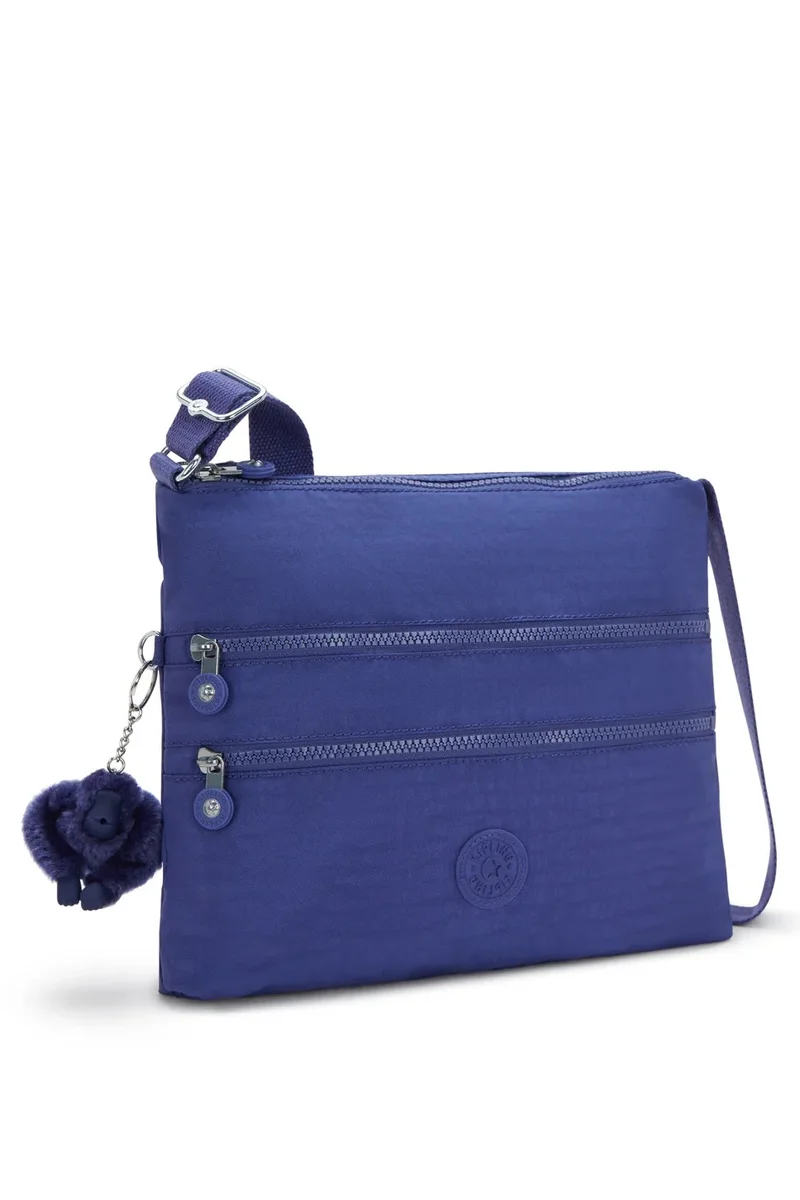 kipling Alvar, Medium Crossbody Female Bag - Ocean Blue