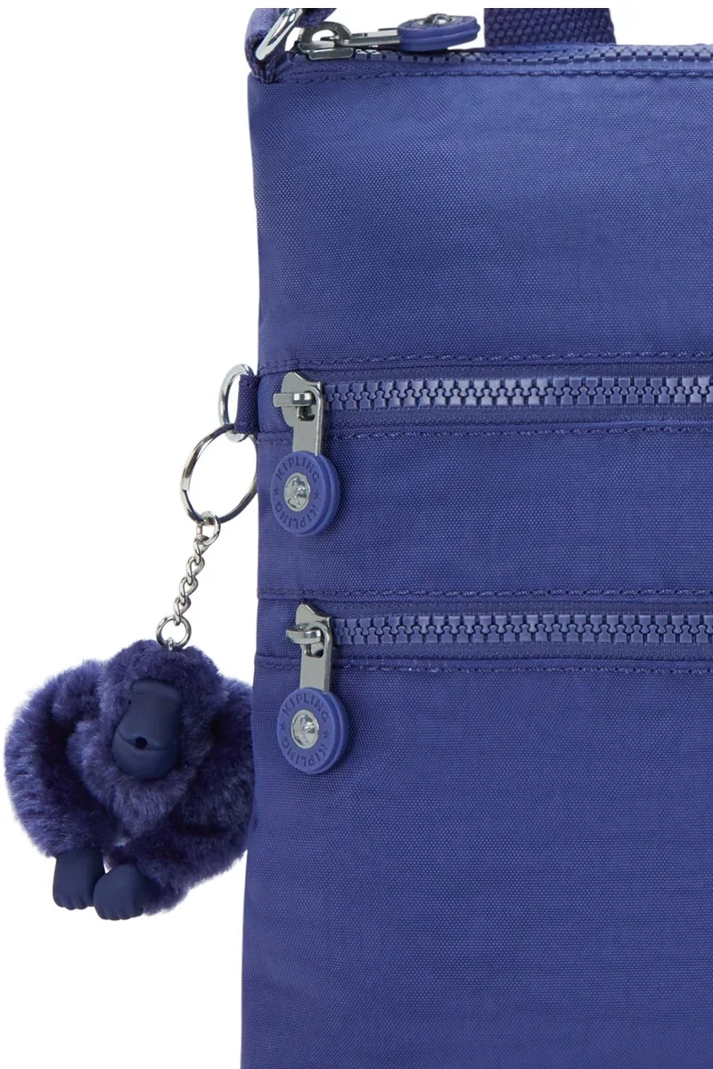 kipling Alvar, Medium Crossbody Female Bag - Ocean Blue
