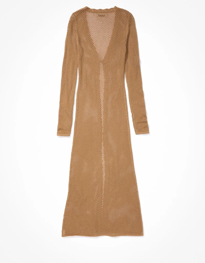 امريكان ايجل كارديغان طويل بحافة إسكالوب