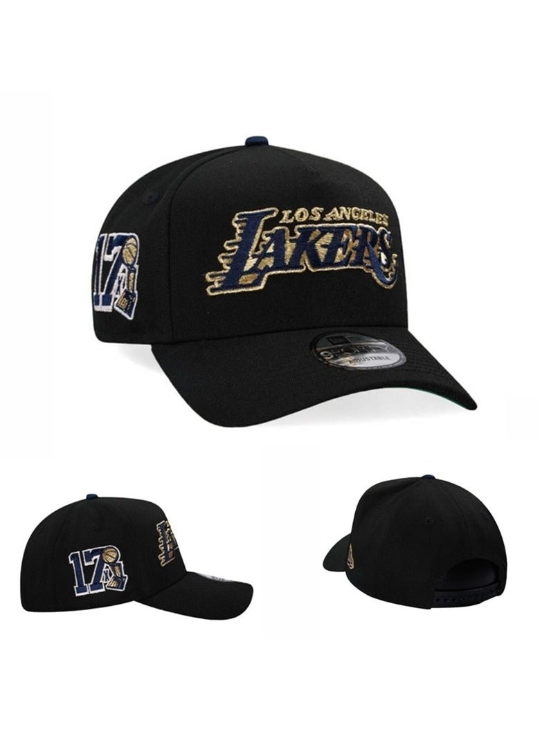NEW ERA Los Angeles Lakers Baseball Cap Trendy Streetwear Adjustable Hat for Men and Women Sports Fan Gift