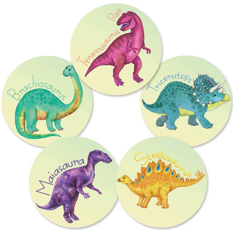 Zonon 10 Pcs Potty Training Stickers Dinosaur Toilet Target Sticker Reusable Potty Targets Color Changing Pee Target for Kid Training Use (Dinosaur) - Image 1