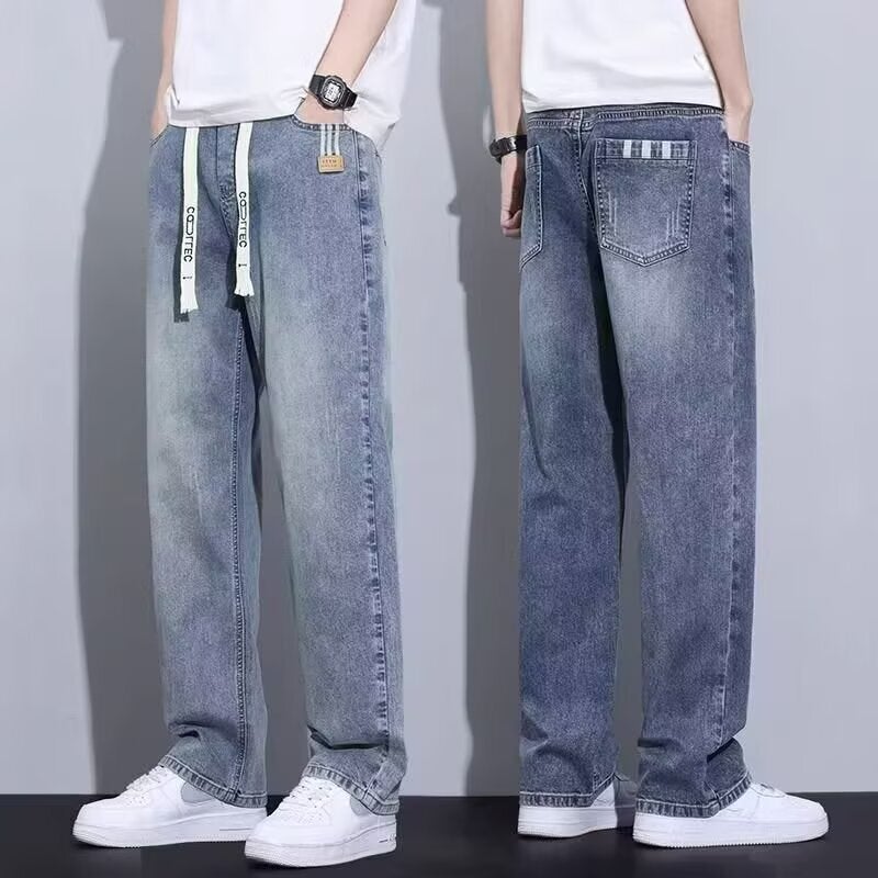 Unisex Casual Daily Denim Jeans - Image 2