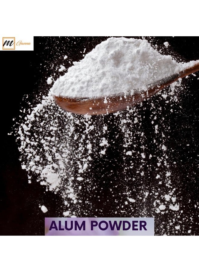 mGanna 100% Natural Alum Powder for Clear and Glowing Skin and Health 100 GMS / 0.22 LBS - Image 5