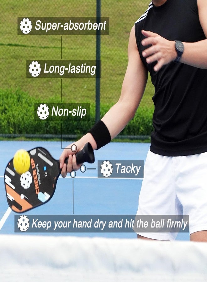 Tannius Pickleball Paddle Grip Tape, 6 Pack Precut Pickleball Grips, Absorbent and Enhanced Pickleball Paddle Overgrip (6-Pack Mixed Colors) - Image 3