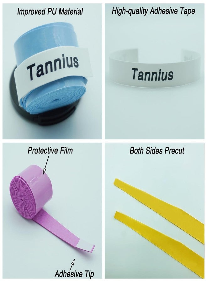 Tannius Pickleball Paddle Grip Tape, 6 Pack Precut Pickleball Grips, Absorbent and Enhanced Pickleball Paddle Overgrip (6-Pack Mixed Colors) - Image 2