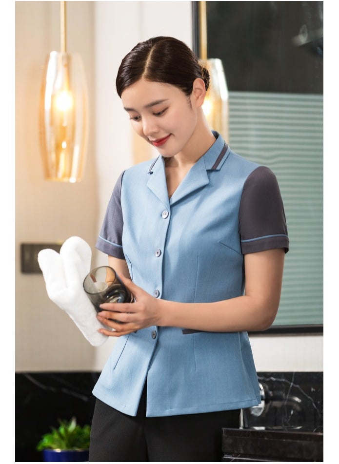 KUYING New Summer Cleaner Work Clothes 