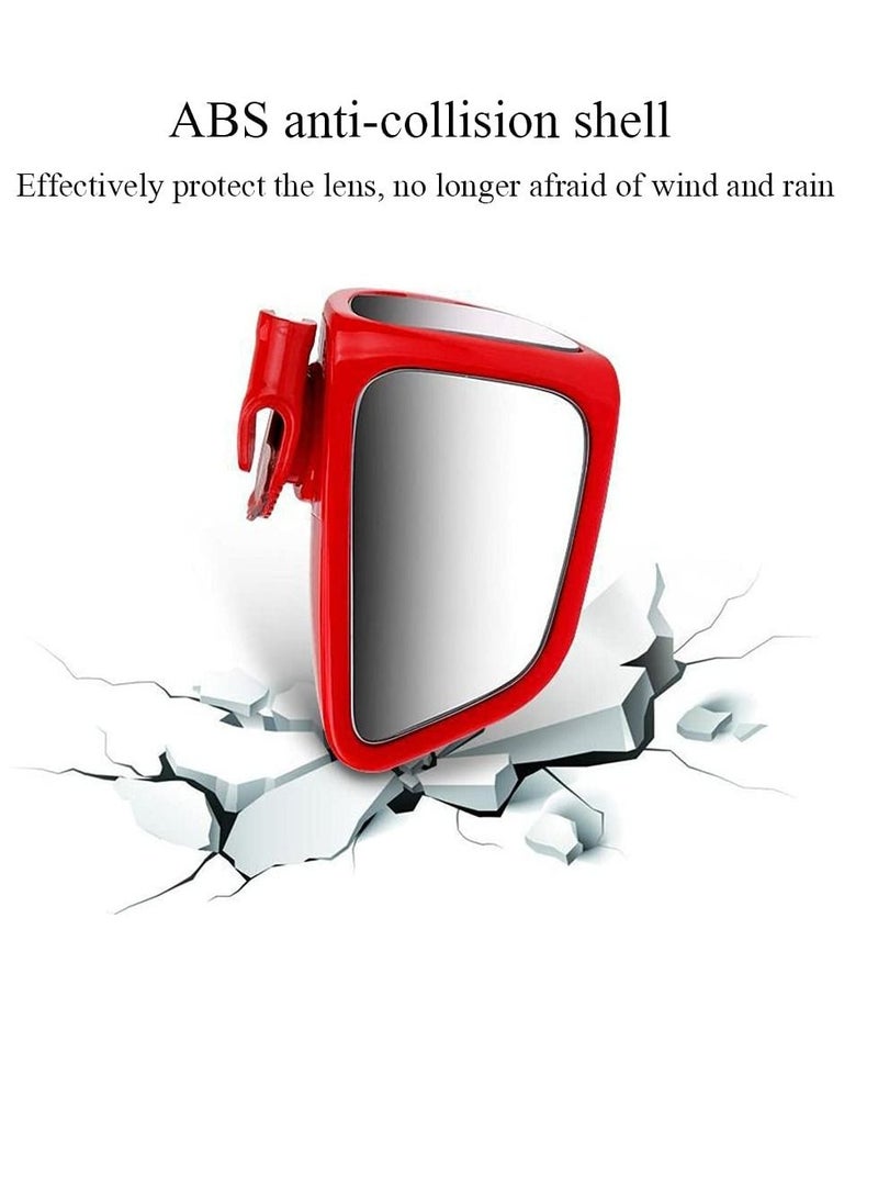 KASTWAVE 2Pcs Car Blind Spot Mirrors, 360DEGREE Rotatable Convex Rearview Mirror, Large Blind Spot Rearview Mirror, Suitable for General Motors Car, SUV, Truck - Image 2