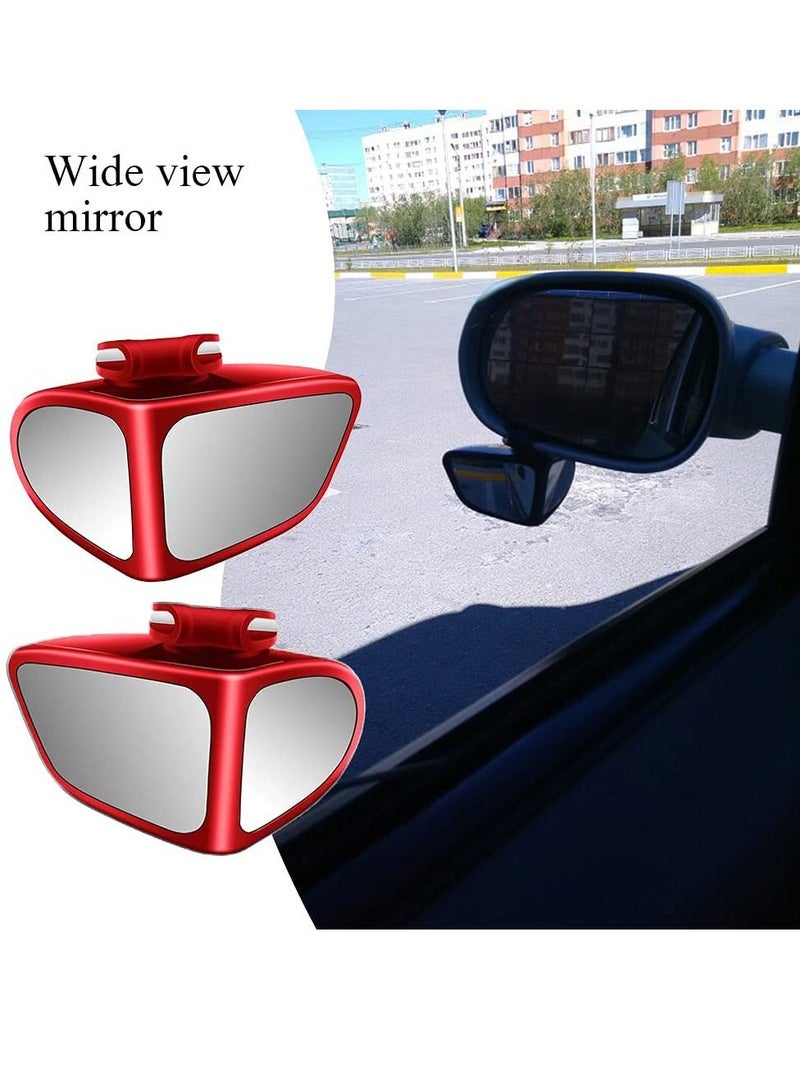 KASTWAVE 2Pcs Car Blind Spot Mirrors, 360DEGREE Rotatable Convex Rearview Mirror, Large Blind Spot Rearview Mirror, Suitable for General Motors Car, SUV, Truck - Image 5