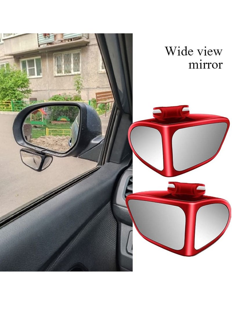 KASTWAVE 2Pcs Car Blind Spot Mirrors, 360DEGREE Rotatable Convex Rearview Mirror, Large Blind Spot Rearview Mirror, Suitable for General Motors Car, SUV, Truck - Image 4