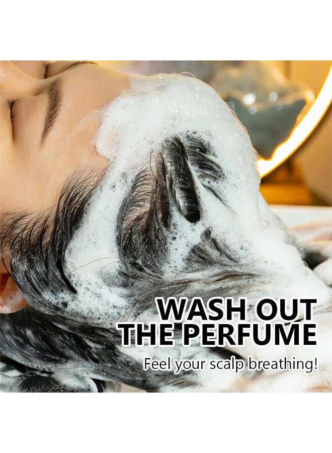 روزينو شامبو البيوتين ، علاج لتكثيف الشعر بزيت الخروع وزيت إكليل الجبل والكيراتين - شامبو مكثف للشعر الجاف والتالف - مثالي للنساء والرجال ذوي الشعر الخفيف 100 جرام - Image 3