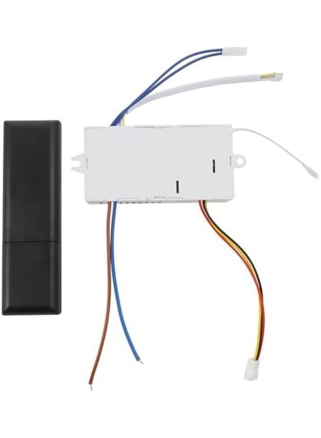 Set Of 2 Ceiling Fan Remote Control Kit With LED Light 6 Speed Dimming Shaking Head - Image 1