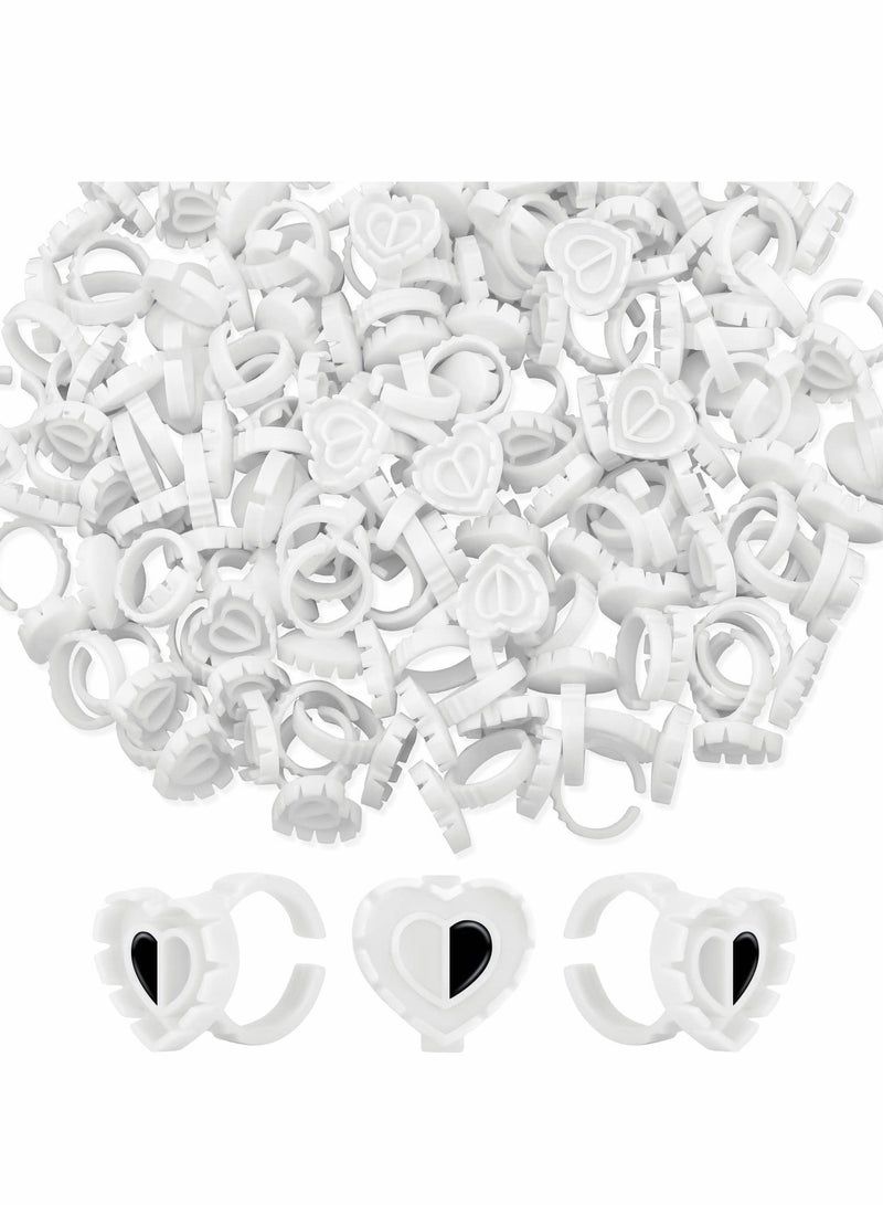 Generic Disposable Lashes Glue Ring for Easy Application, Perfect for Makeup Artists and Lipstick Lovers  - Image 1